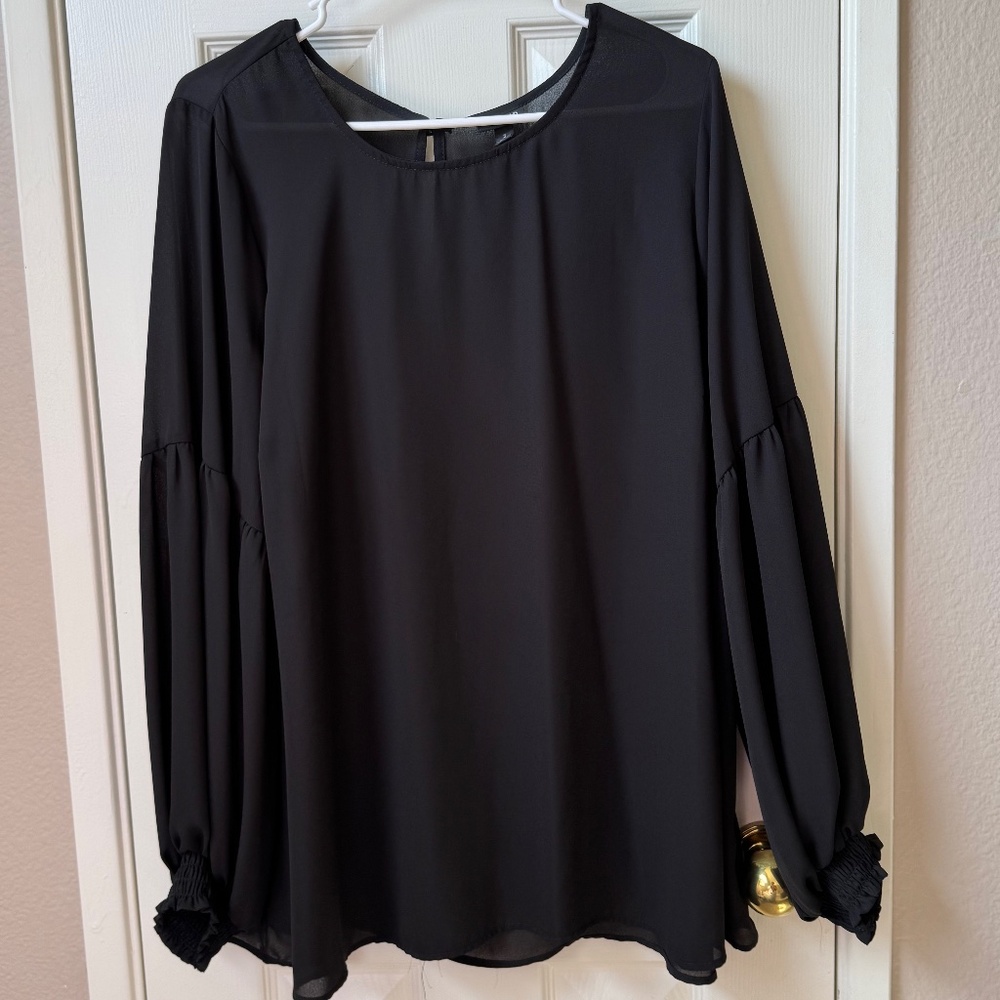 Black Long Sleeve Blouse